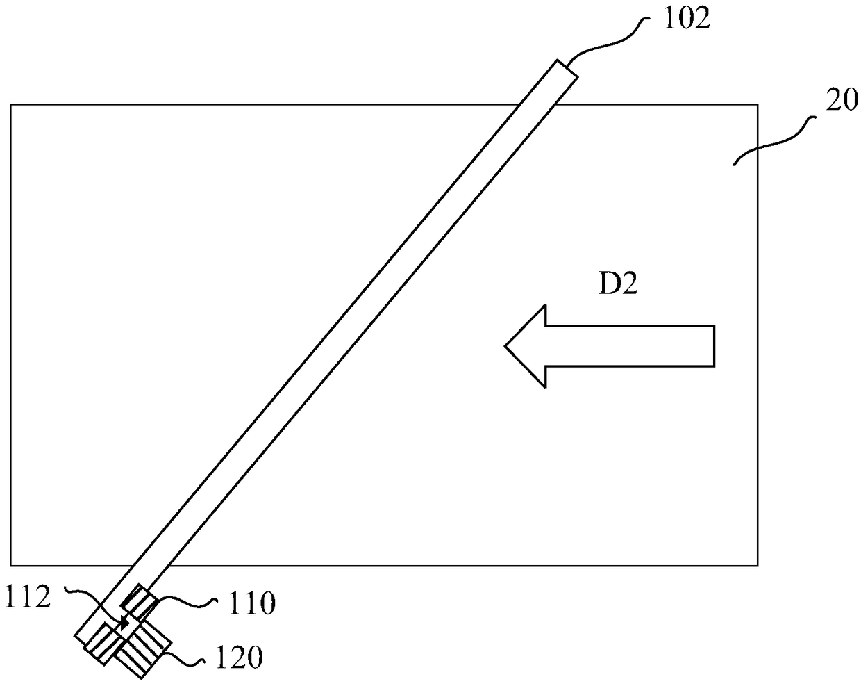 Air knife device for drying substrate