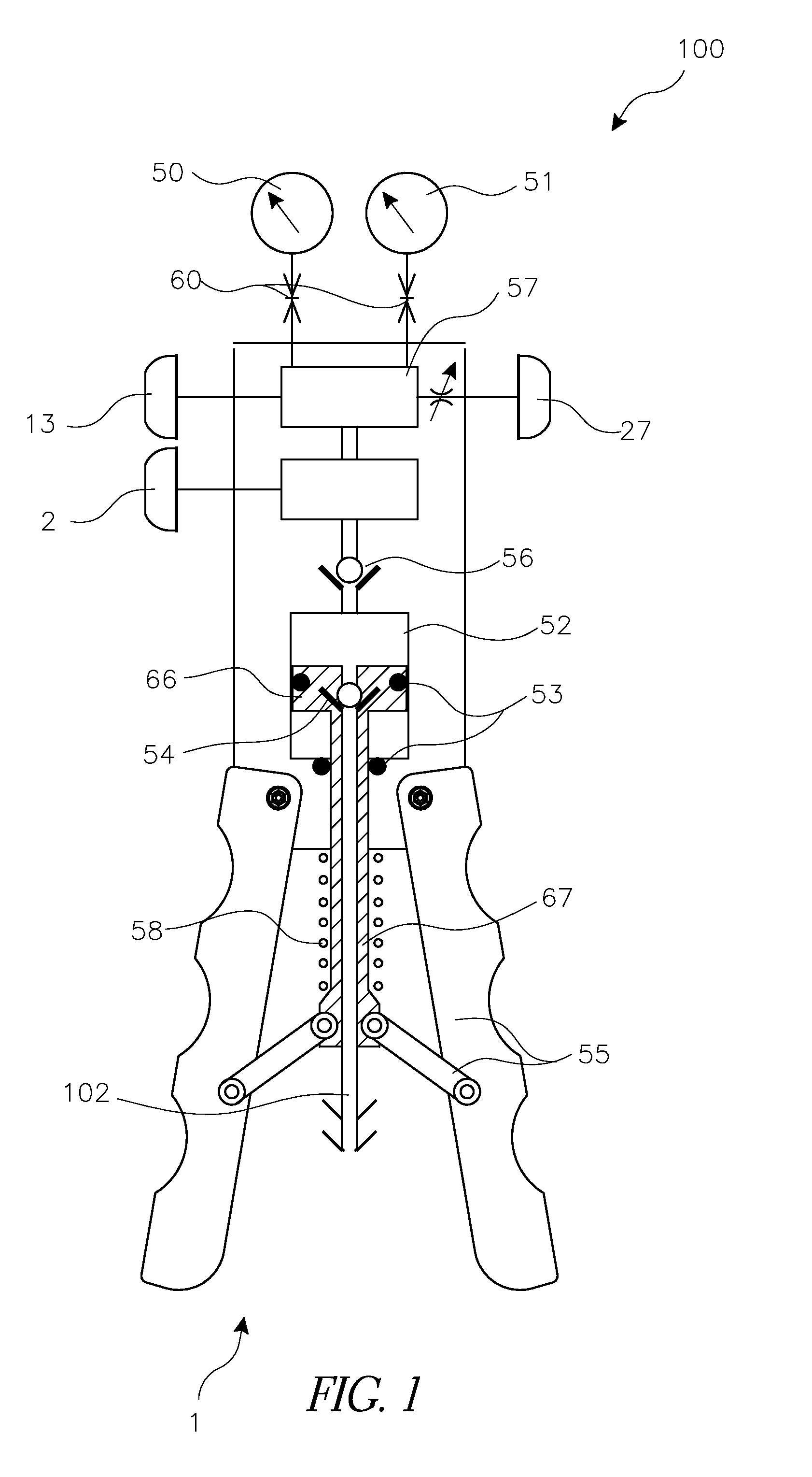 Multi-fluid precision calibration pressure source