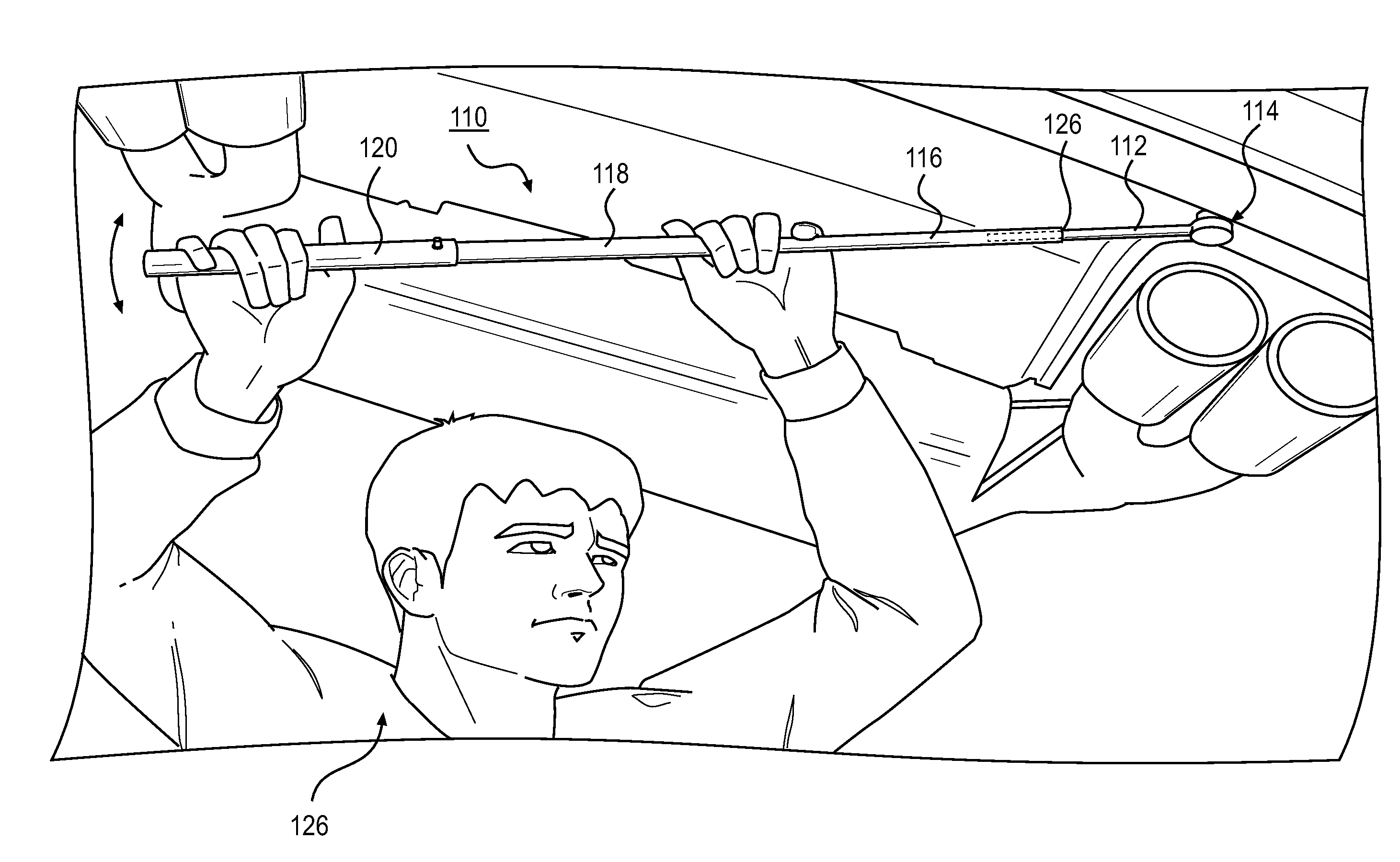 Telescopic extension device for a handle of a wrench