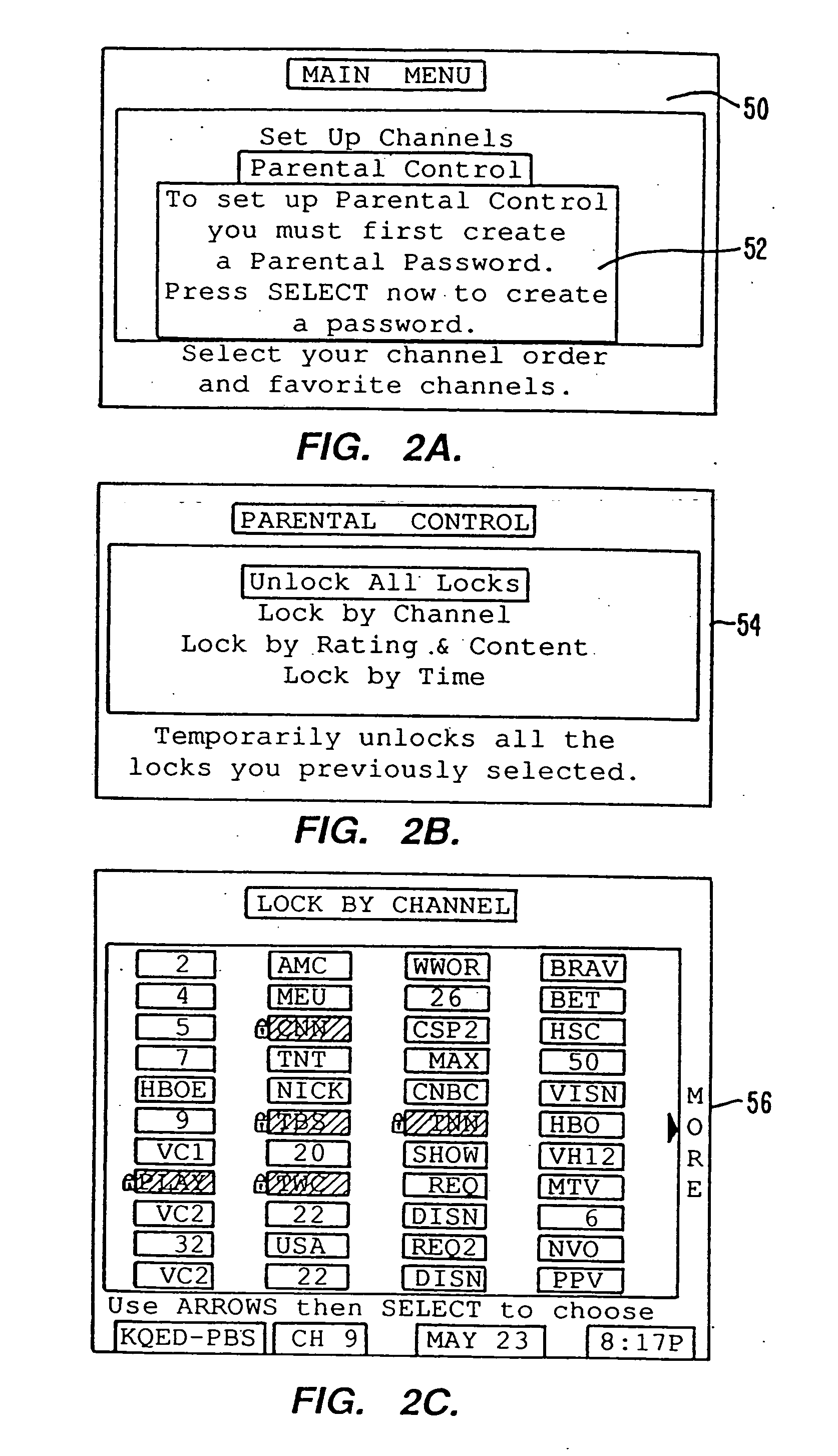 Television schedule system with access control