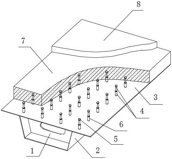A steel bridge deck pavement structure and pavement method