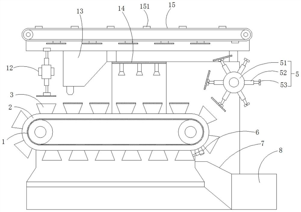 Antimony ingot casting integrated production system