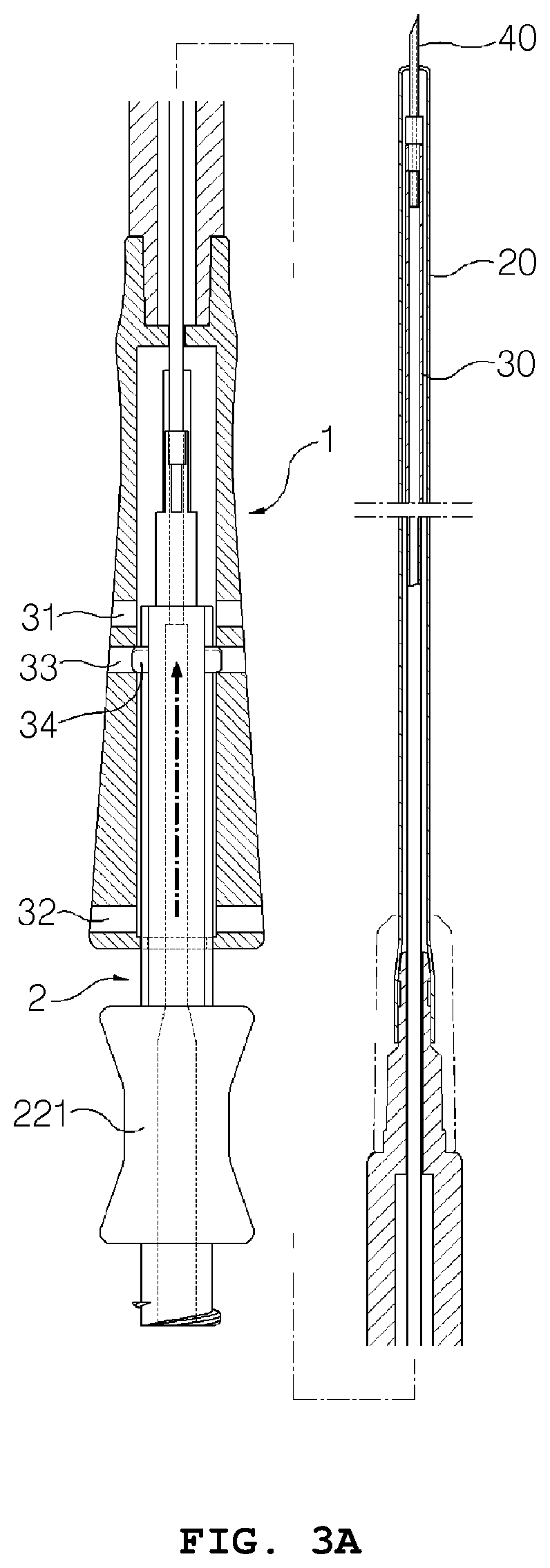 Endoscopic treatment instrument having an inner and outer tube
