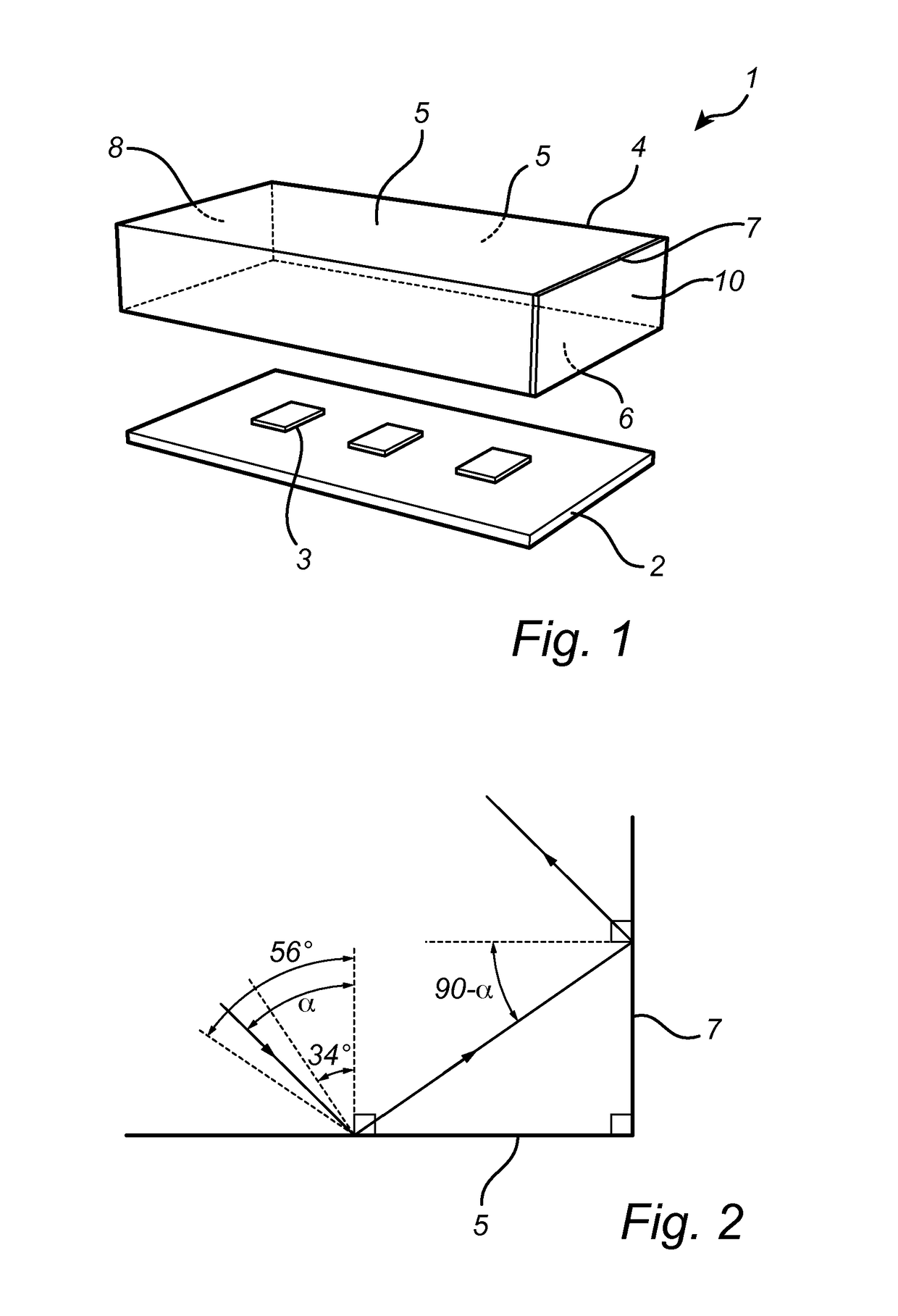 Light source with diffractive outcoupling