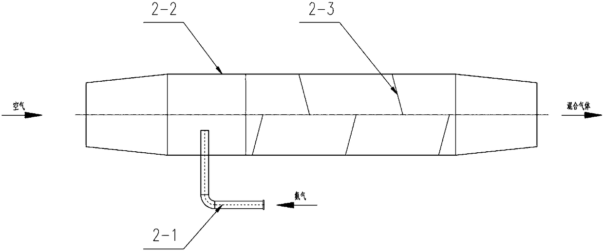 Flue gas denitration device and denitration method