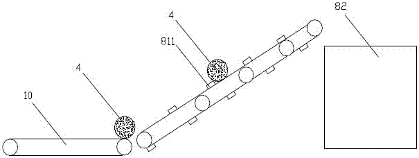 Wood transporting and cutting integrated mechanism