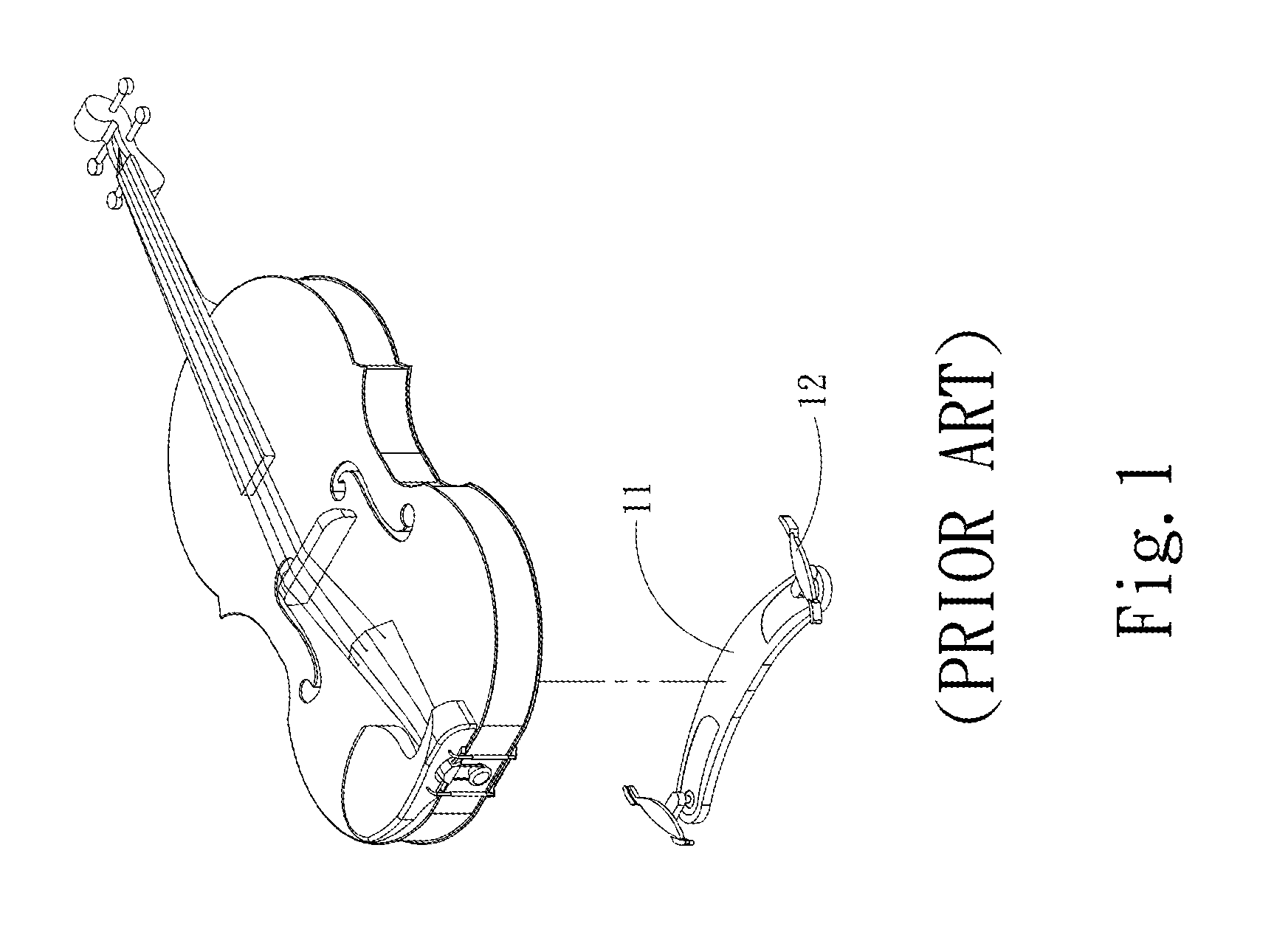 Clamping device for holding shoulder rest to violin and viola