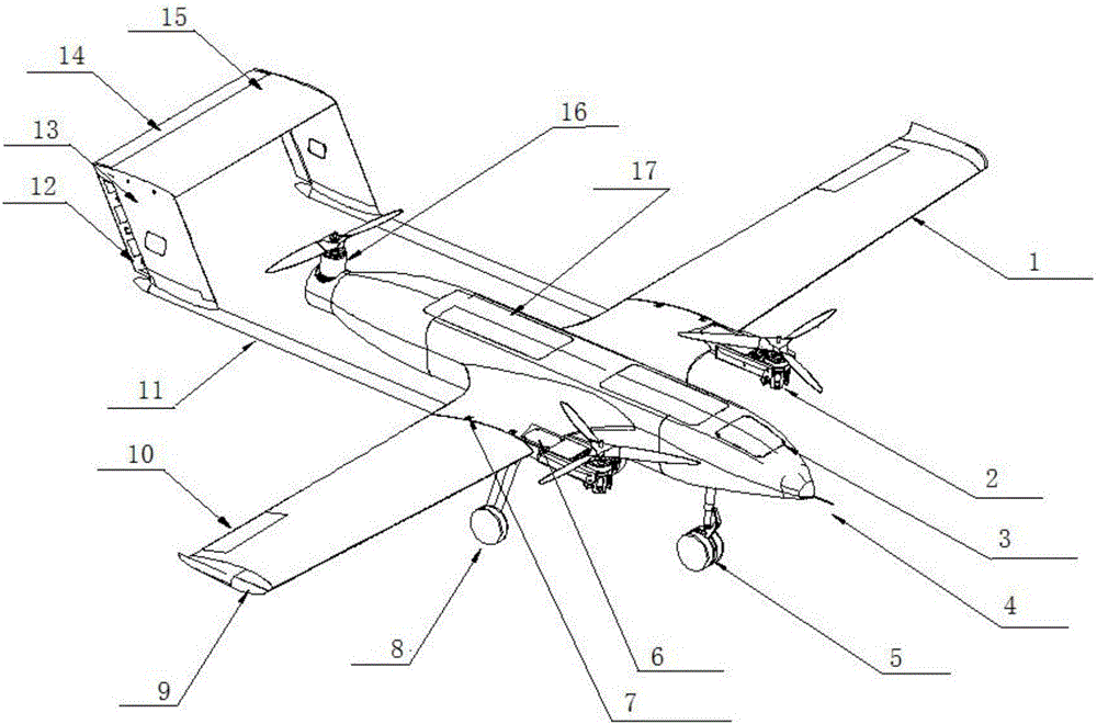 Tilt-rotor fixed wing aircraft with vertical take-off and landing function