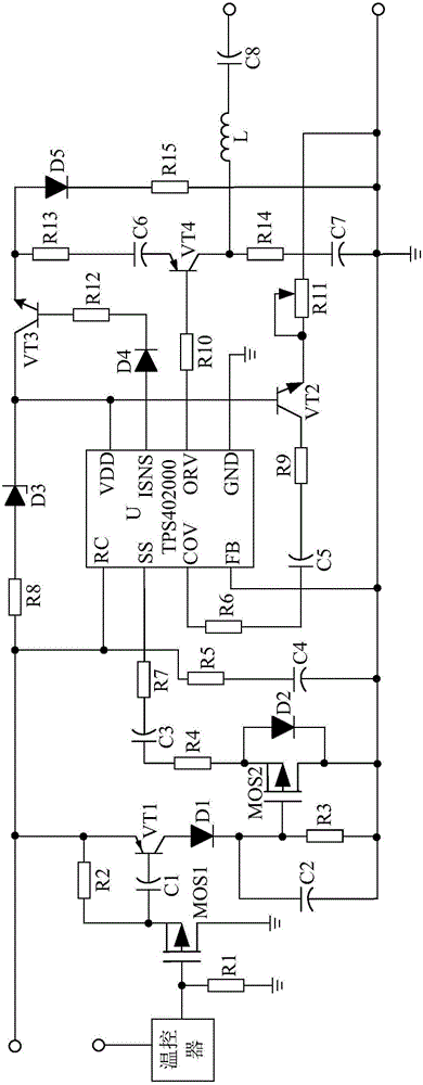Control system used for automatic start-close type bath heater