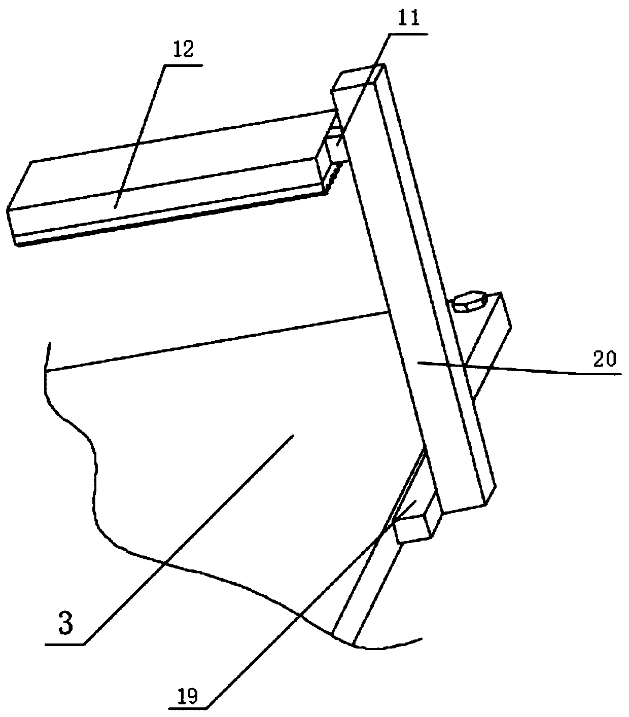 Construction equipment supporting platform for building construction