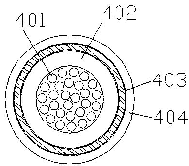 Computer cable with light shielding structure