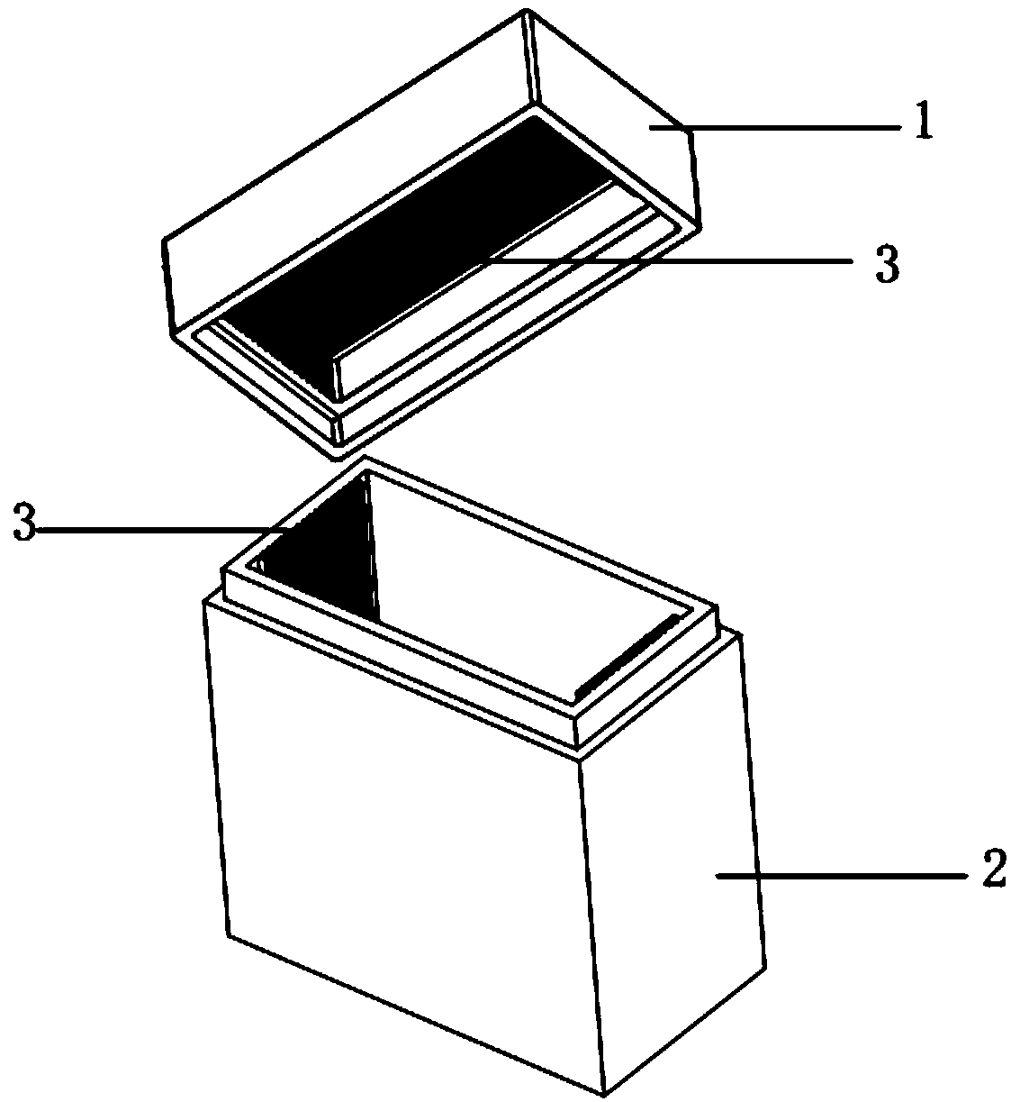 Liquid crystal panel packaging box