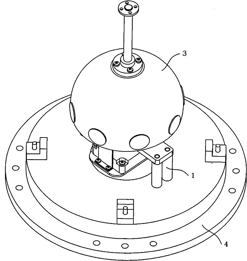 TDOF (Three Degrees of Freedom) passive ball joint with attitude detection and applicable to ball motor