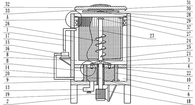 A kind of astragalus cleaning device