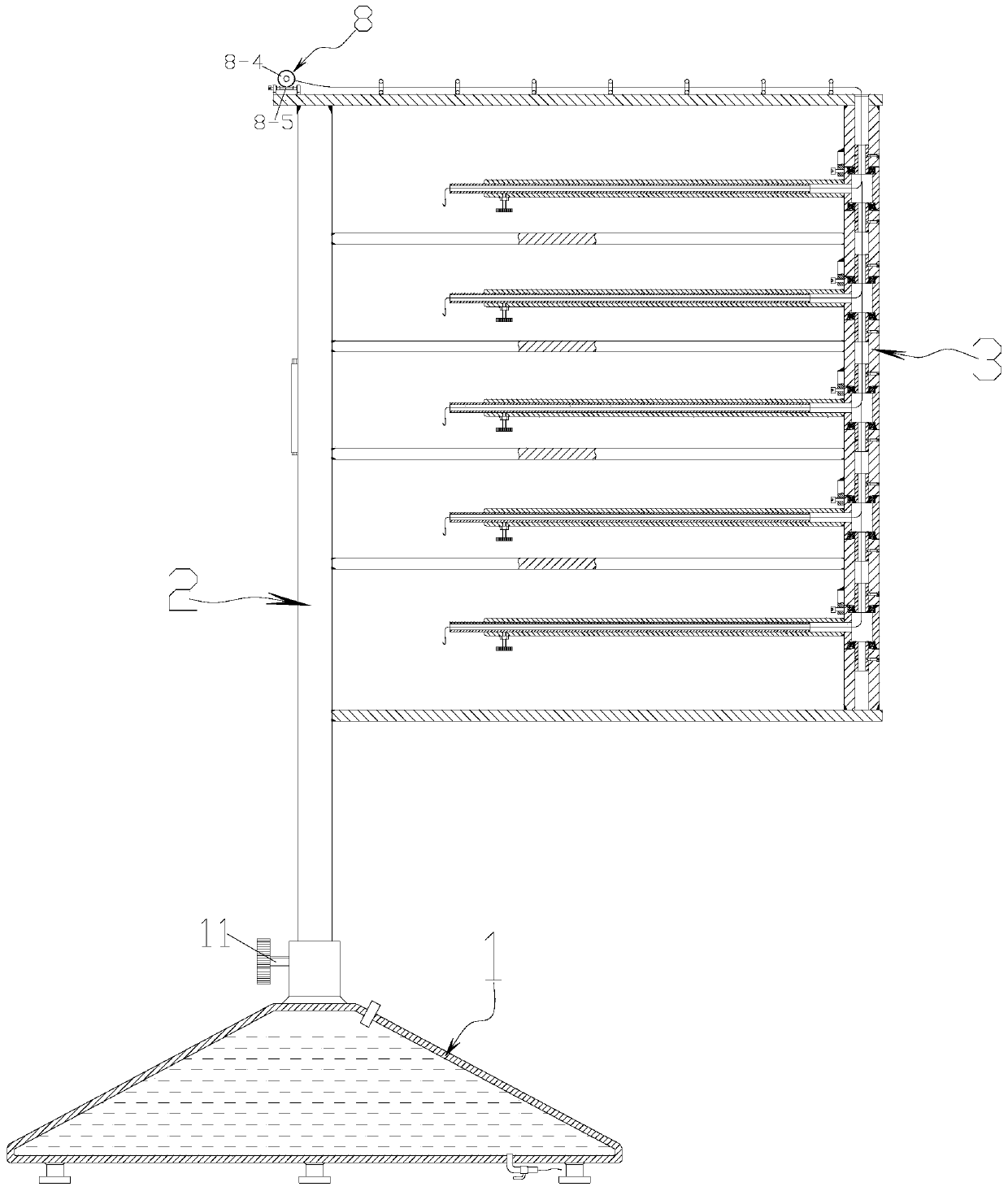 Device for exposure of comminuted calcaneal fracture during operation