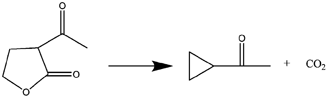 Novel catalytic cracking method of alpha-acetyl-gamma-butyrolactone