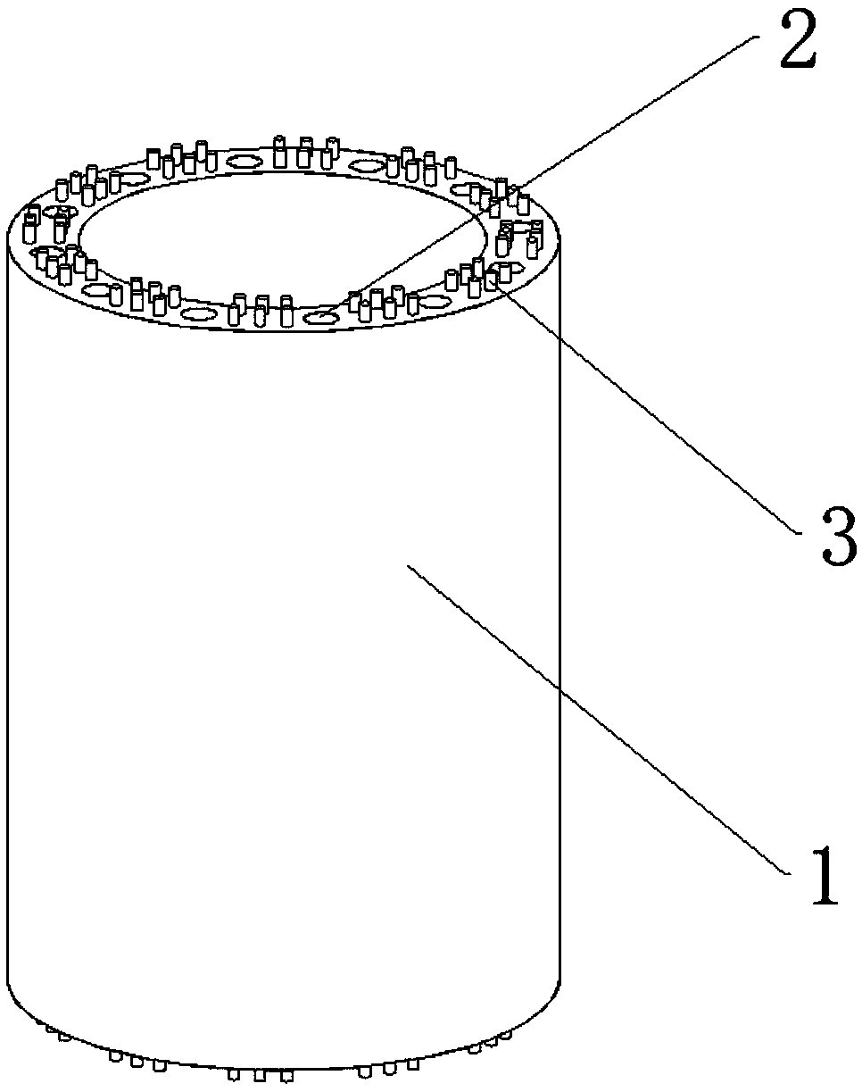Honeycombed cement pipe and manufacturing process thereof