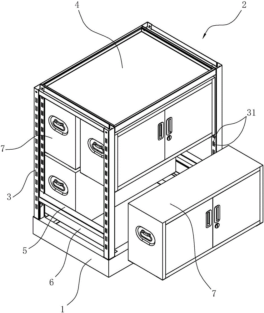 Combat readiness box compact shelving