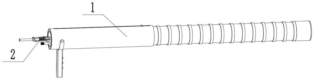 Visual rapid rectum internal examination device