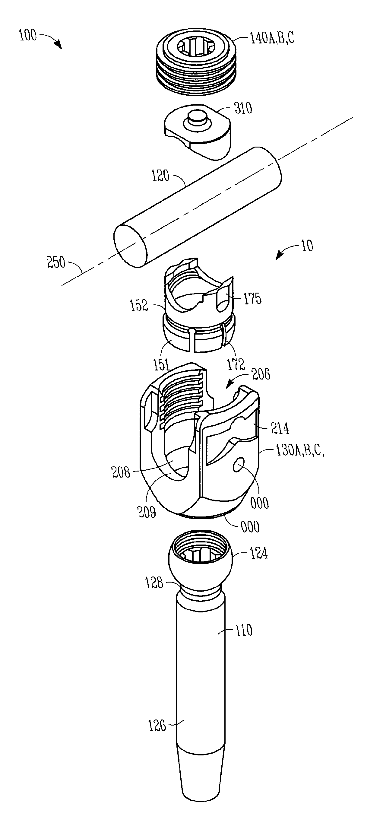 Variable offset spine fixation system and method
