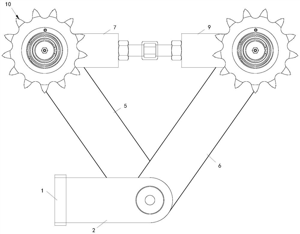 Flexible duplex sprocket