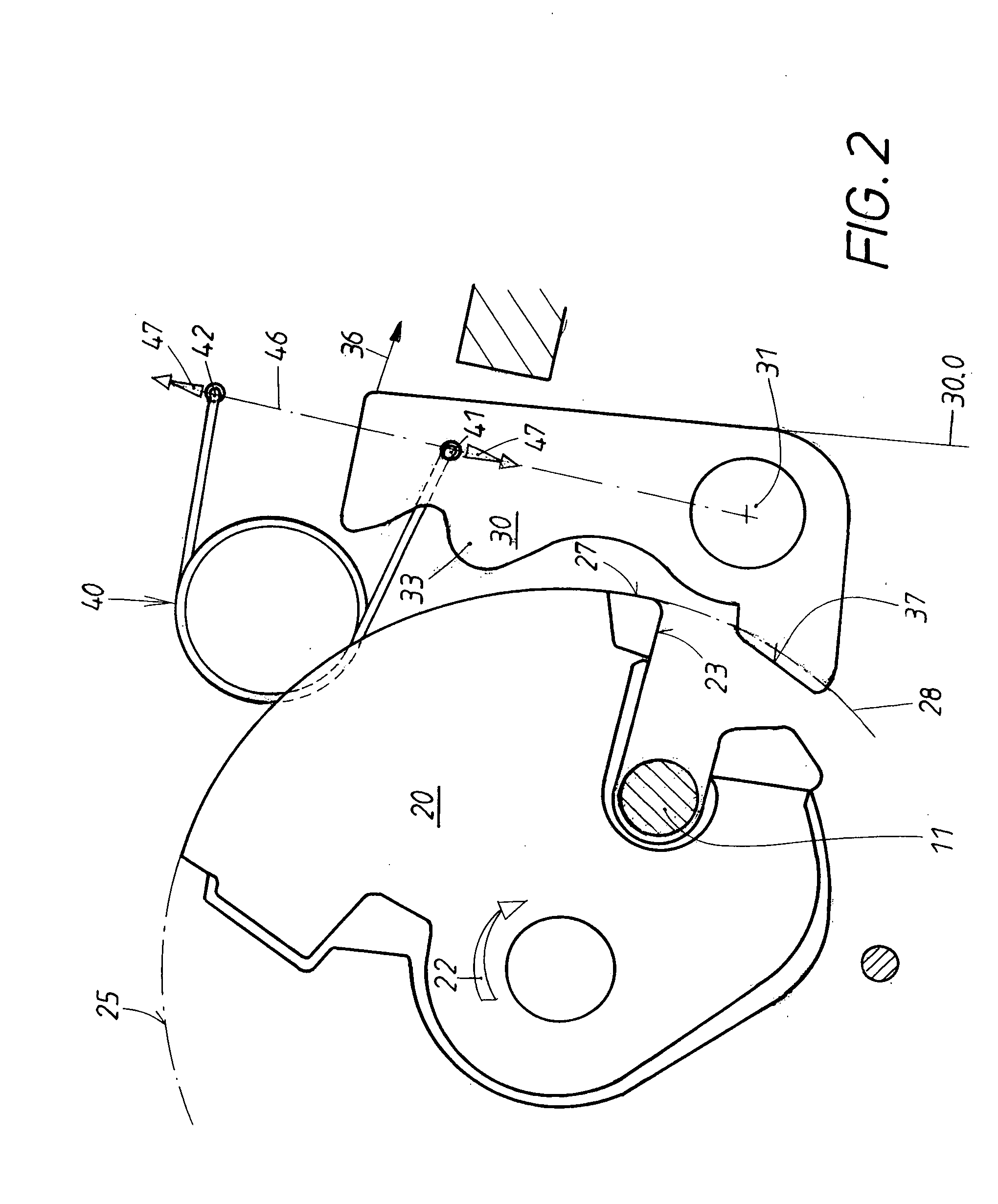 Device for actuating locks on doors or hatches of vehicles