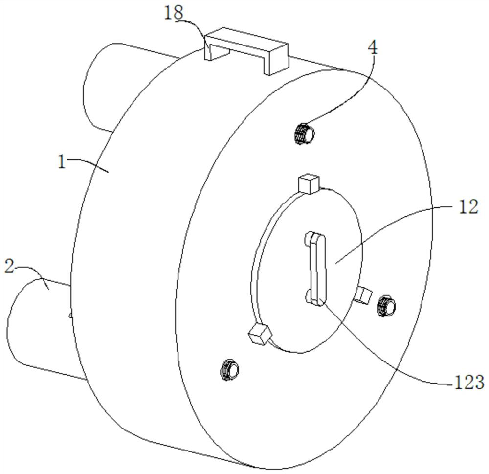 A device for punching holes in a building wall and a method for using the same