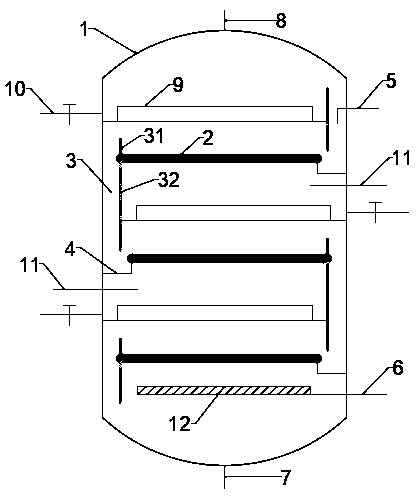 Tower biological filter tank