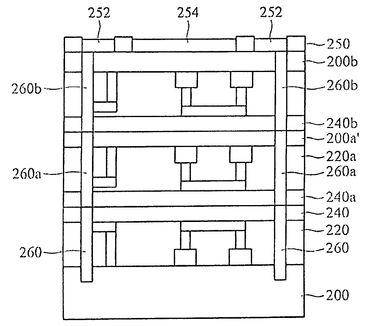 Three dimensional integrated circuit and method of making the same