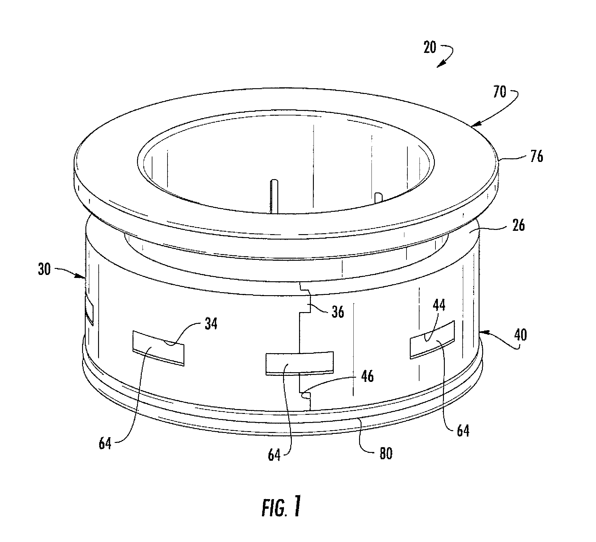 Clam shell push-to-connect assembly