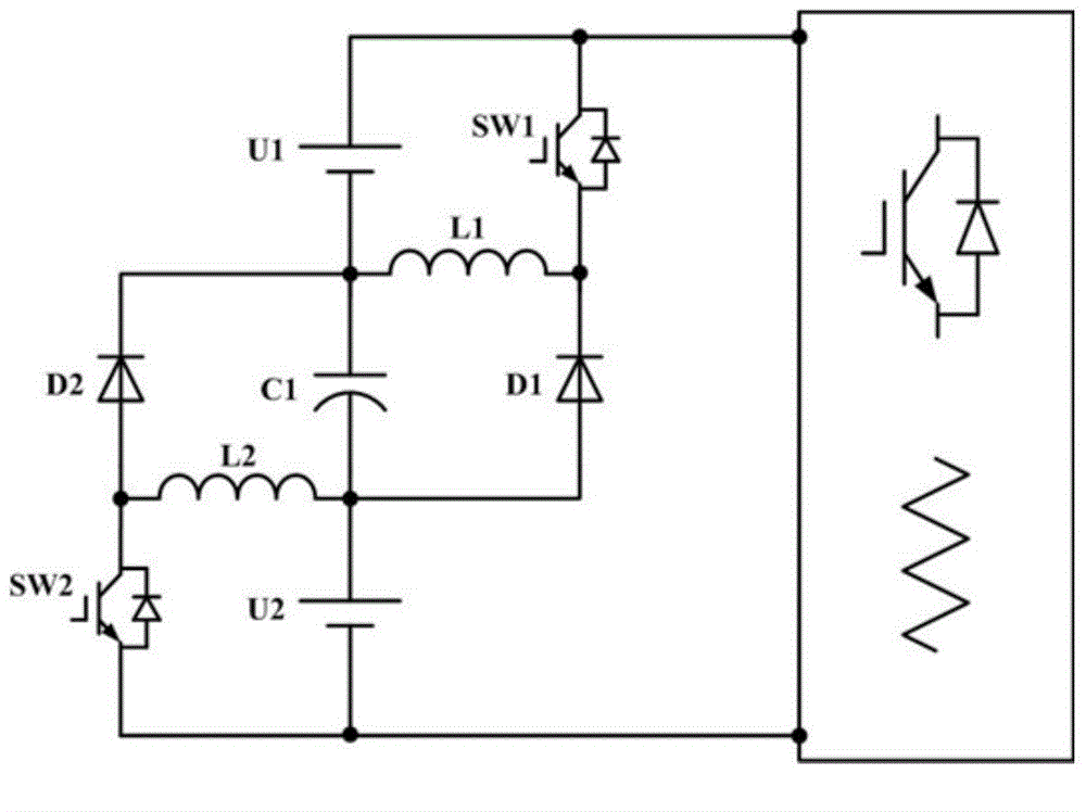 Power supply-capacitor series connection type DC converter