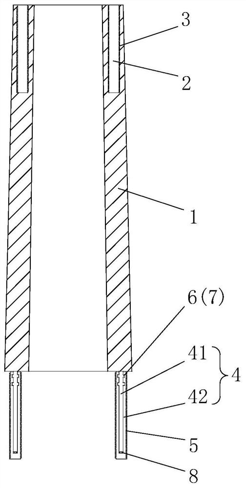 Annular concrete pole and segmented assembling method thereof