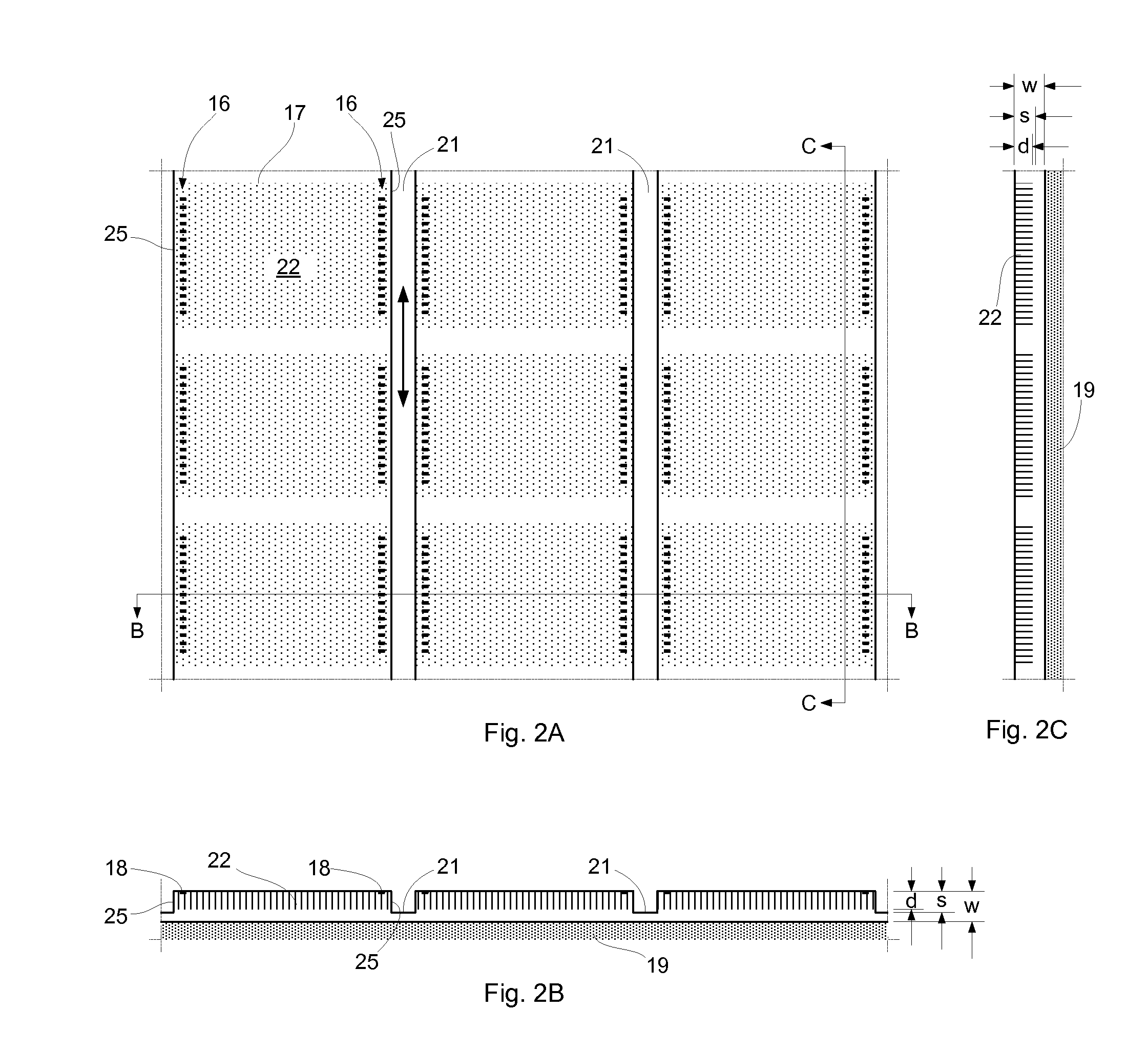 Semiconductor die array structure