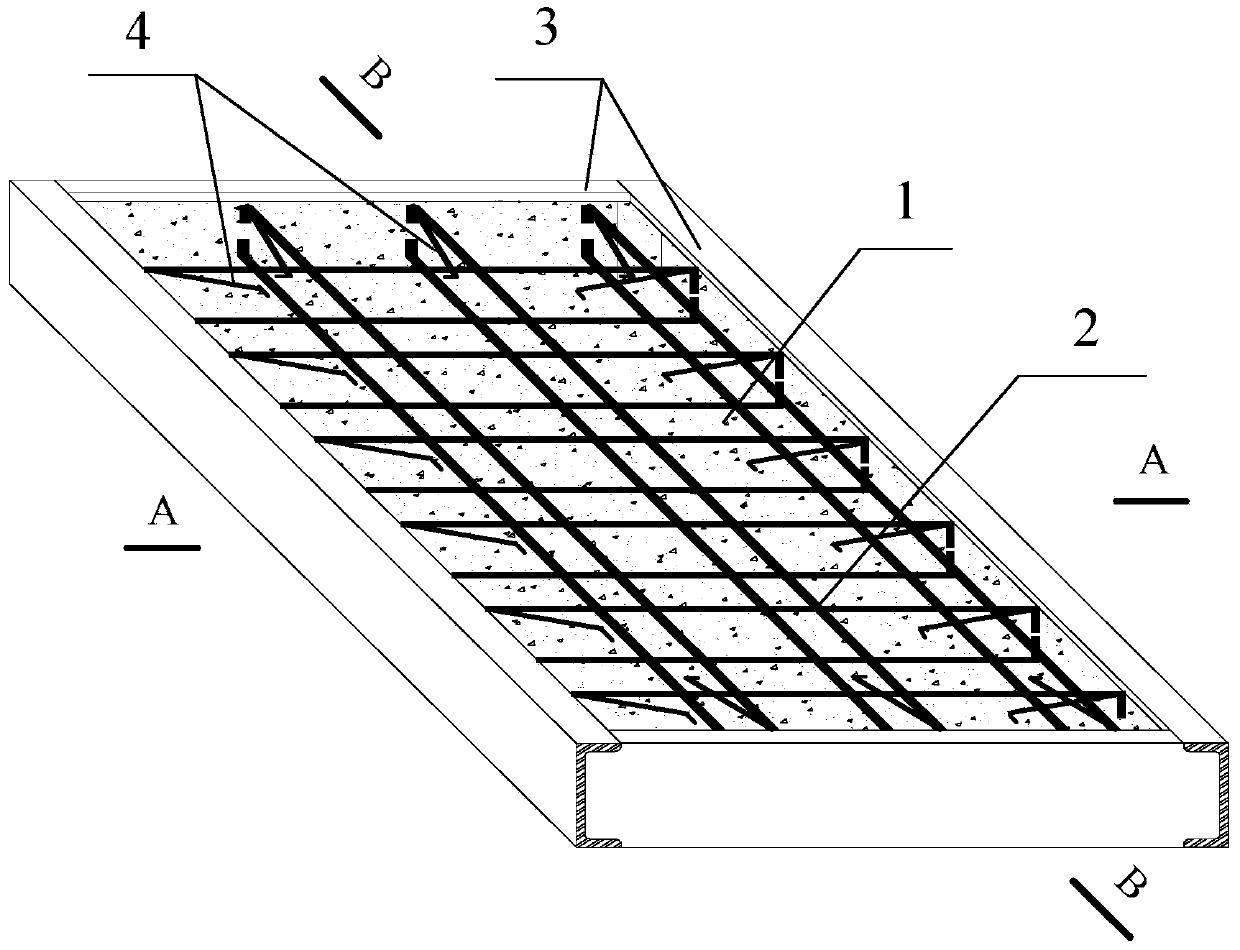 Reinforced concrete plate with shear reinforcement steel channel frame at periphery