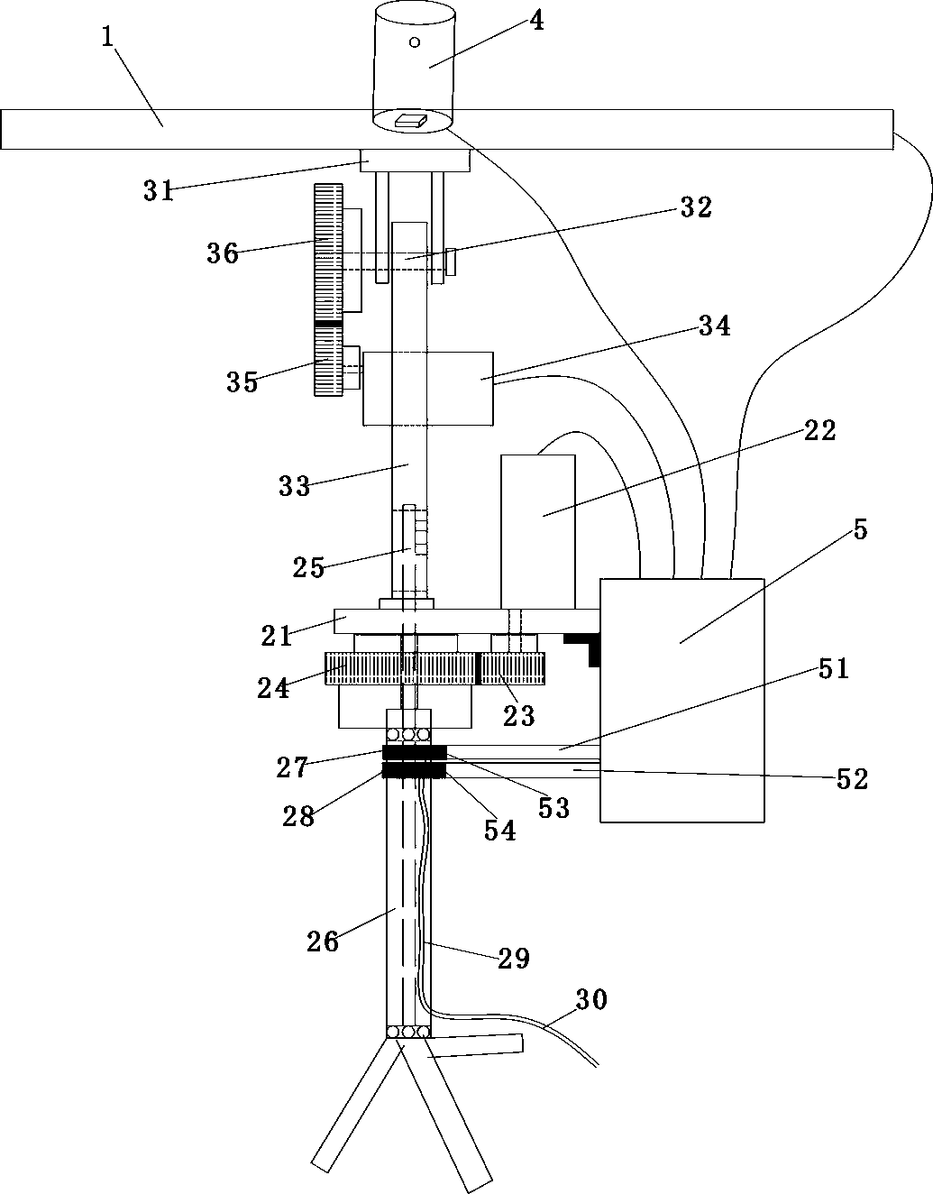 Automatic light tracking power generation device