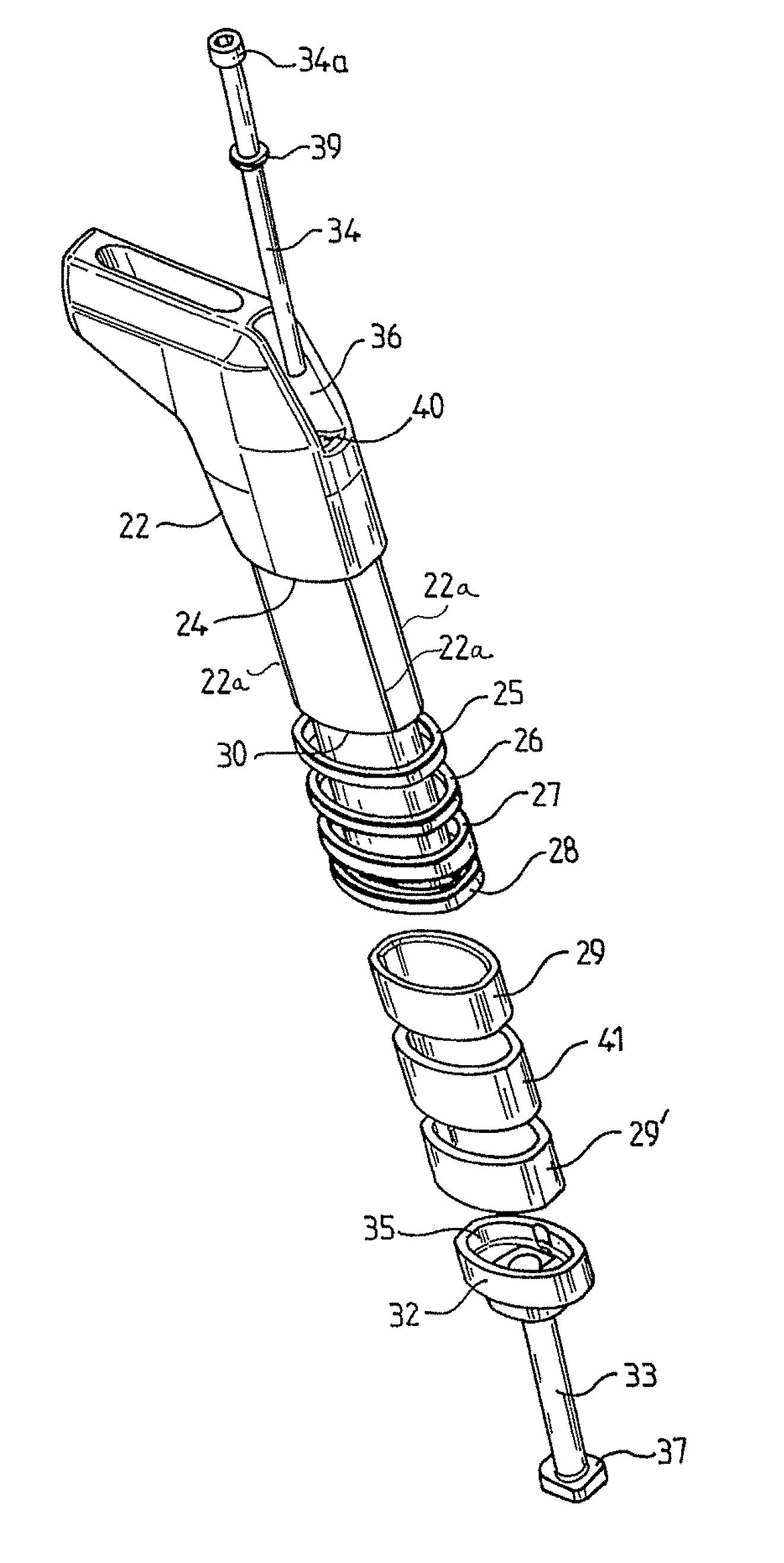 Saddle post supporting device