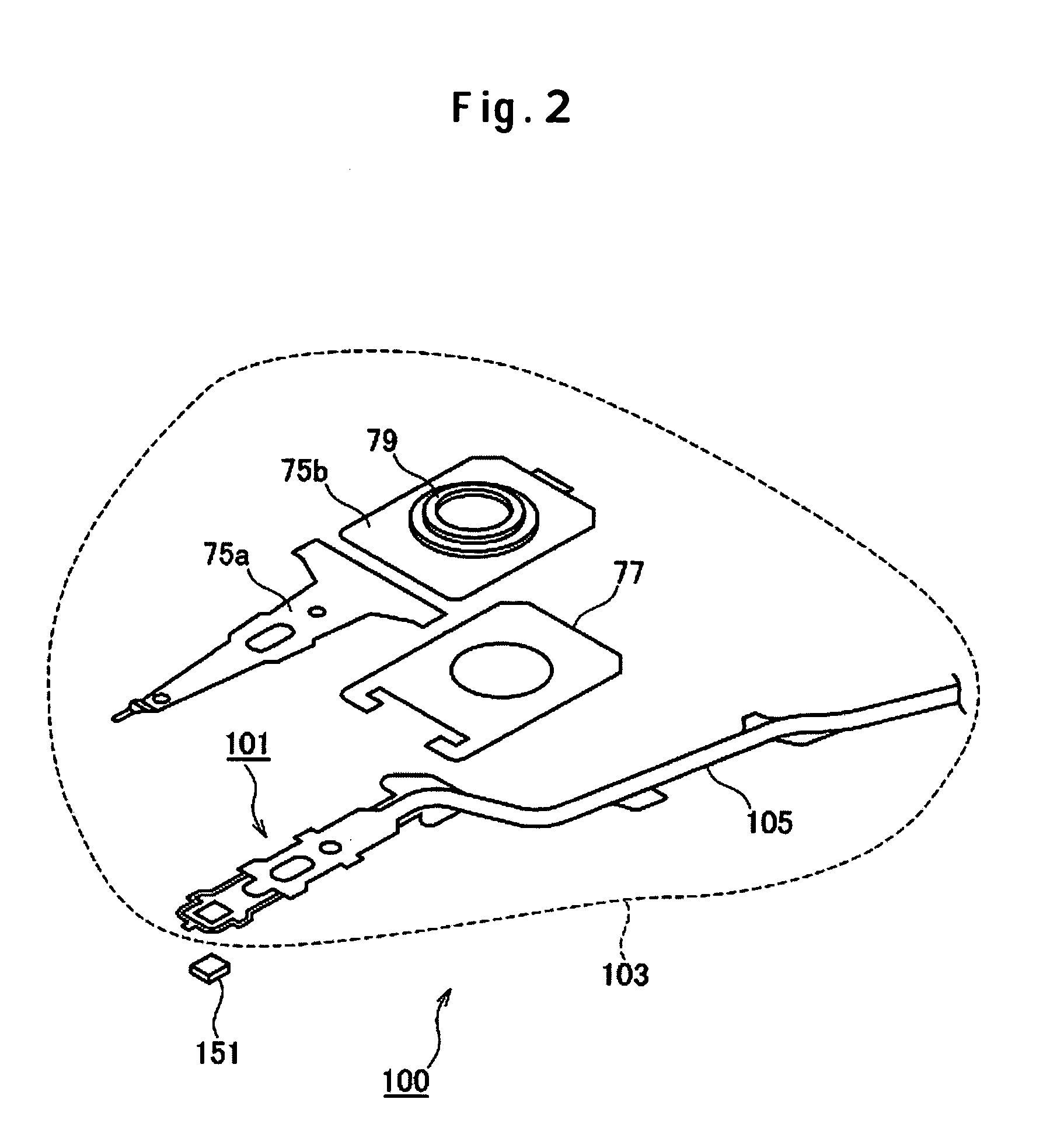 Method for manufacturing a magnetic disk device with improved head gimbal assembly