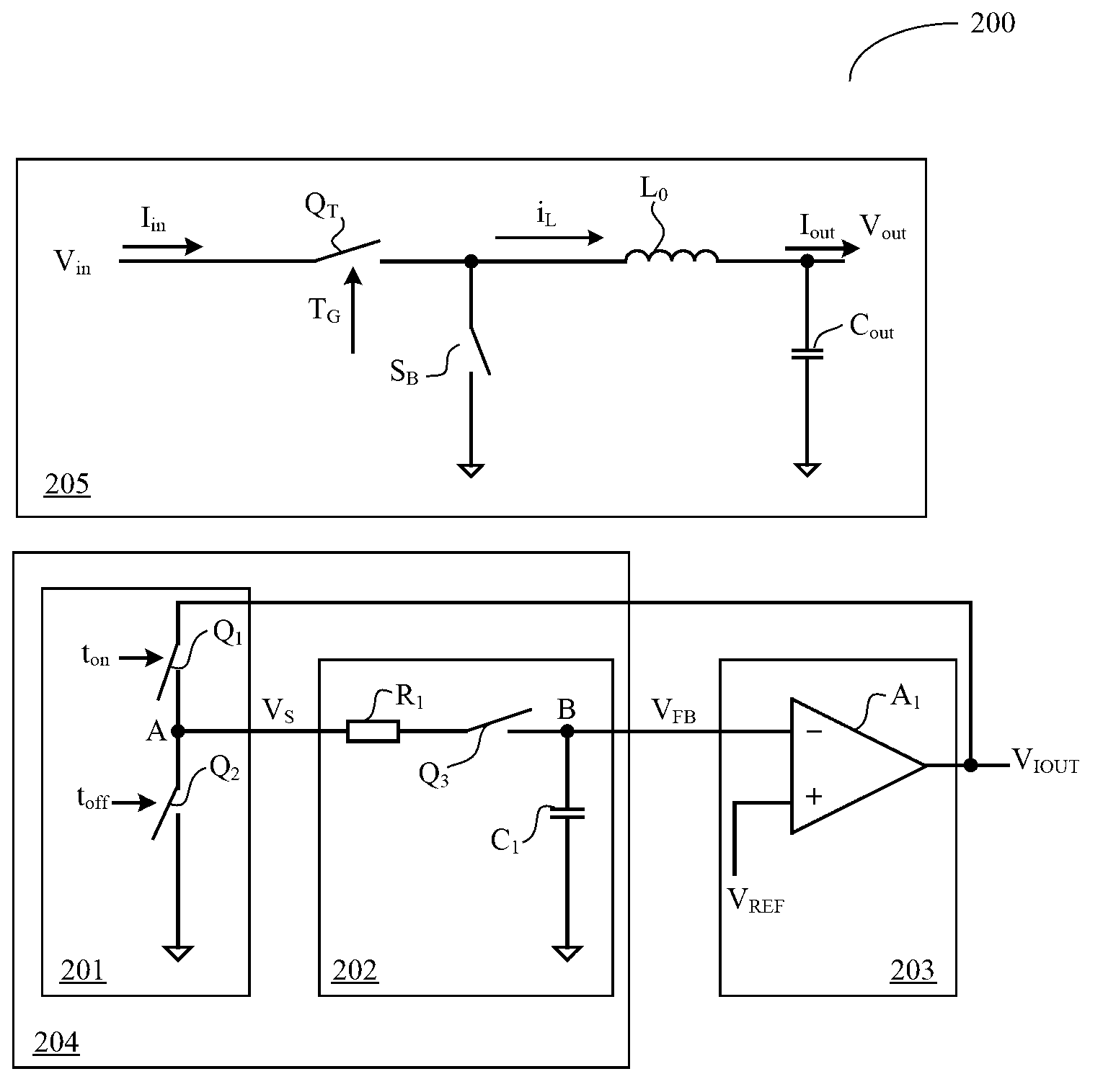 Current detection circuit and switch-type regulator provided with same