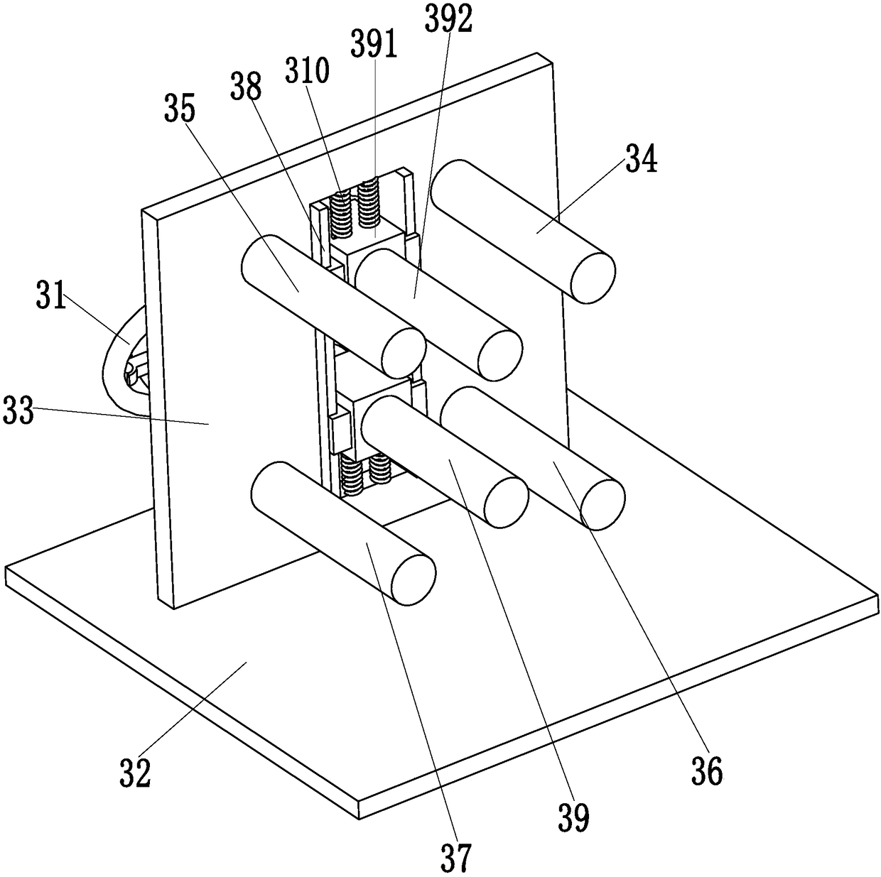 A special tensioning device for testing the compressive capacity of medical dialysis paper