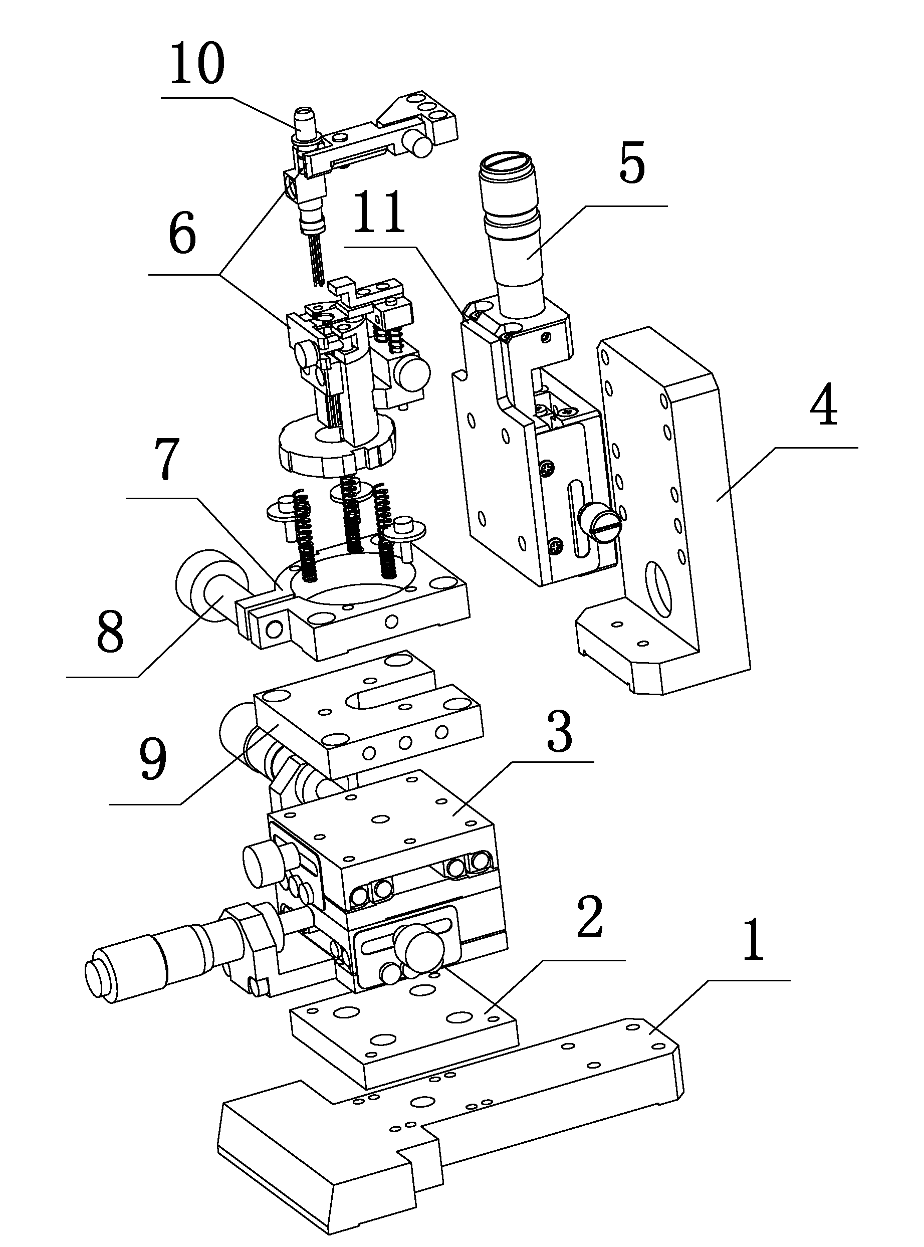 Clamp for coupling welding light-emitting device