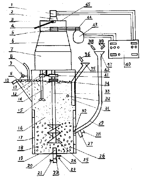 Tower type grinding flotation machine capable of carrying out grinding while flotation separation