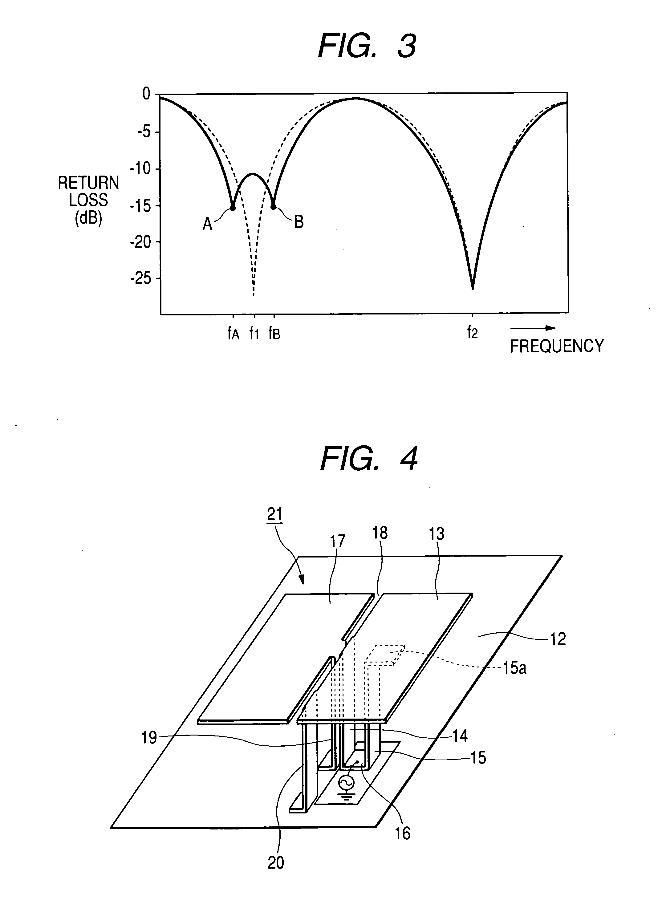 Dual-band antenna having small size and low height