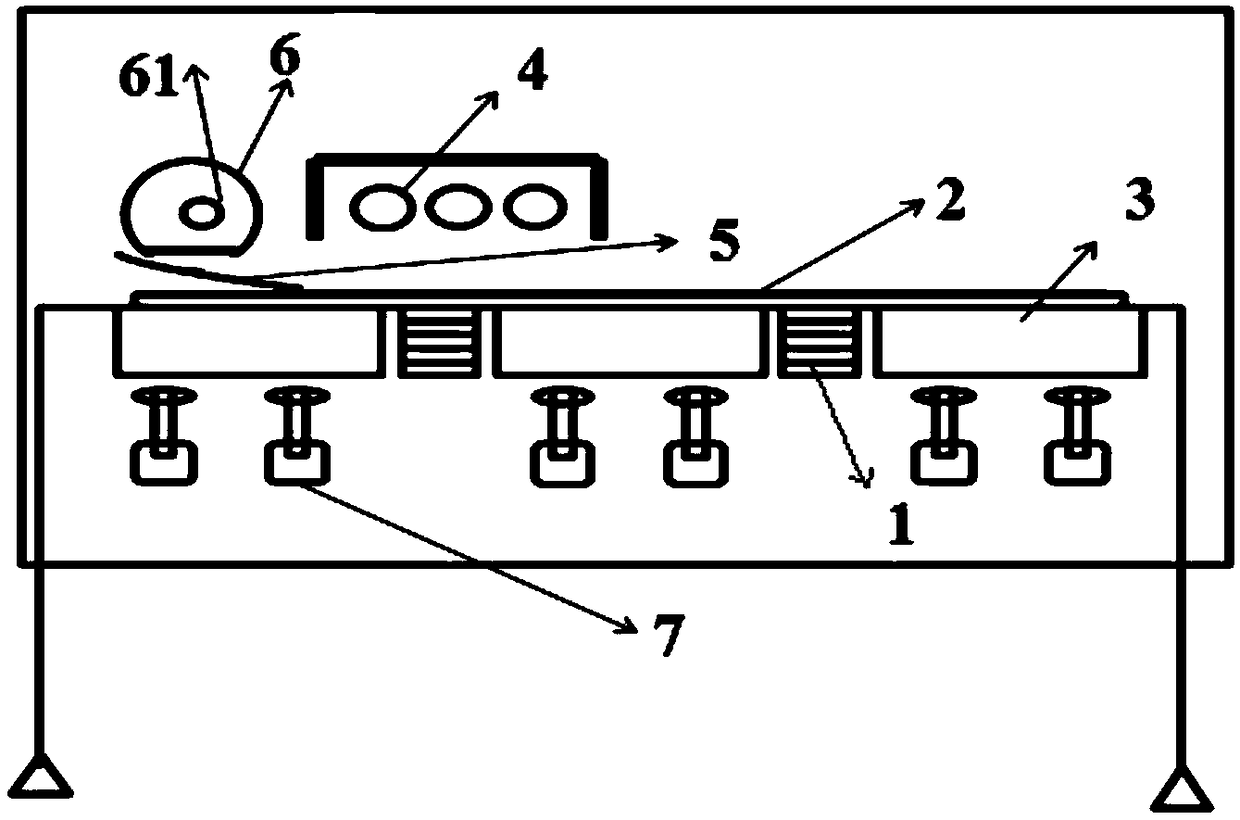 Film tearing device and film tearing method thereof