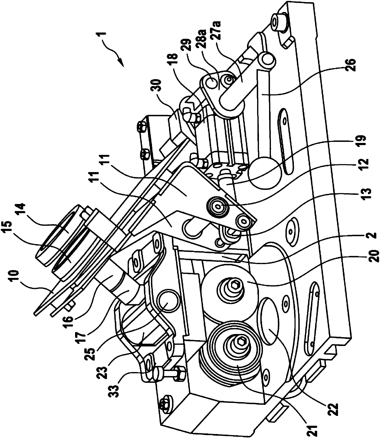 Device for depositing sliver in can