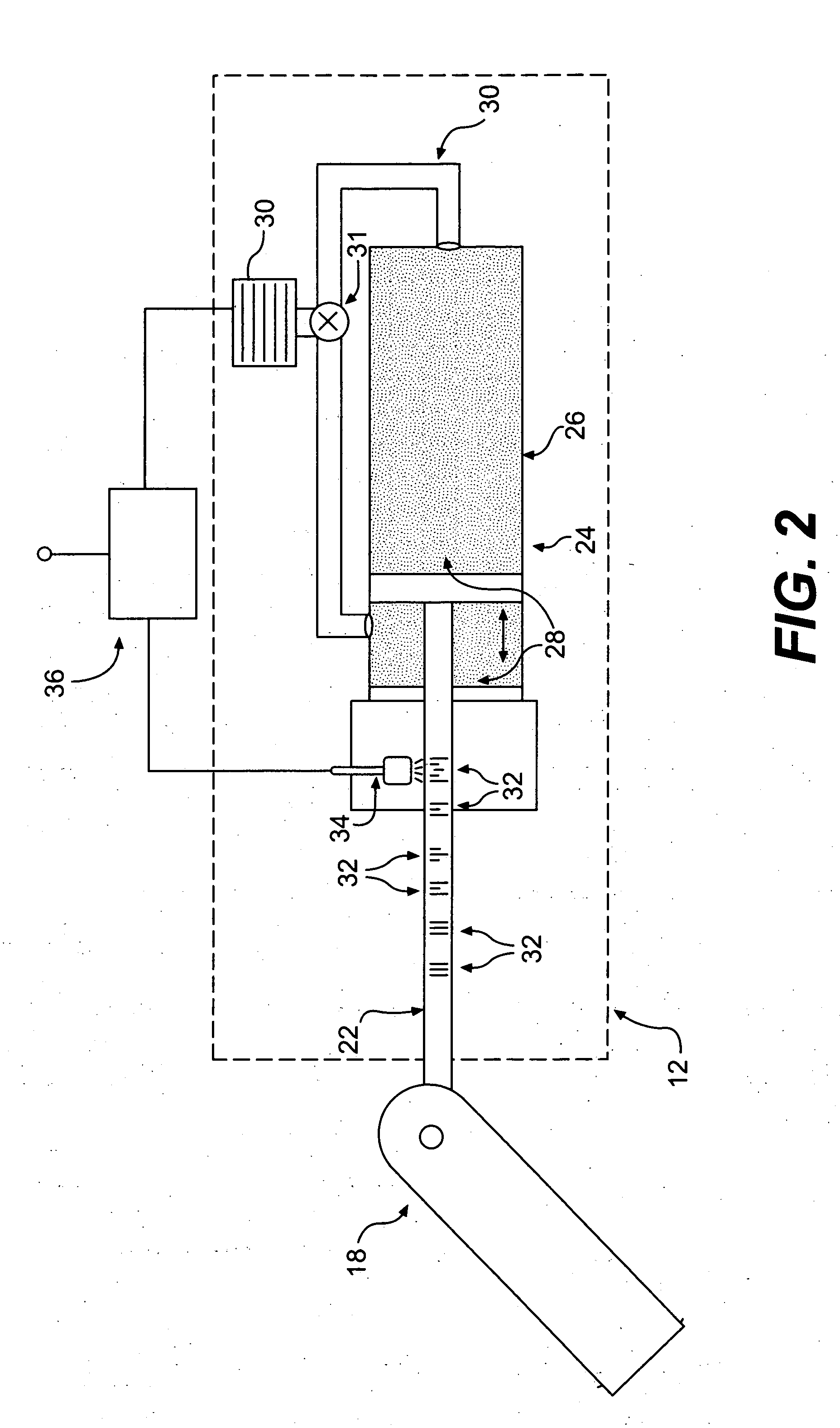 Cylinder rod with position sensor surface markings