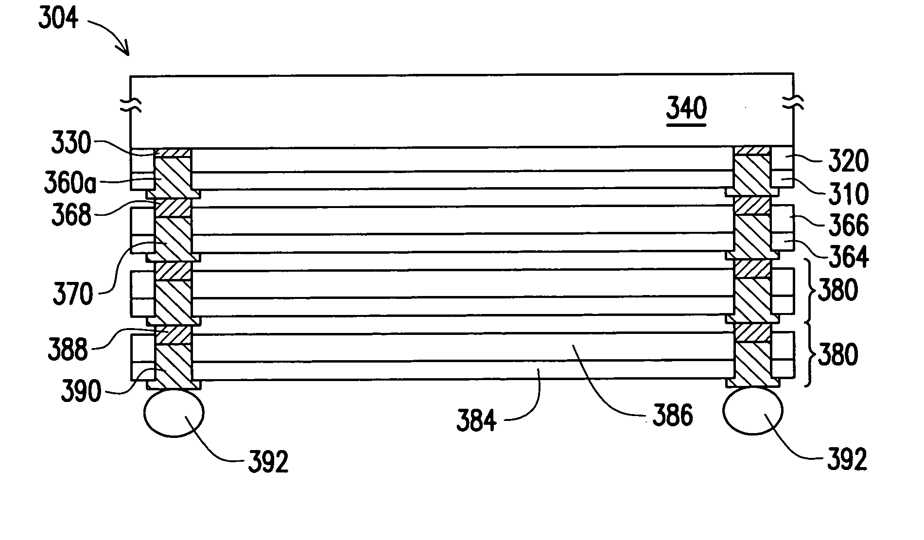 System-in-package (SIP) structure and fabrication thereof