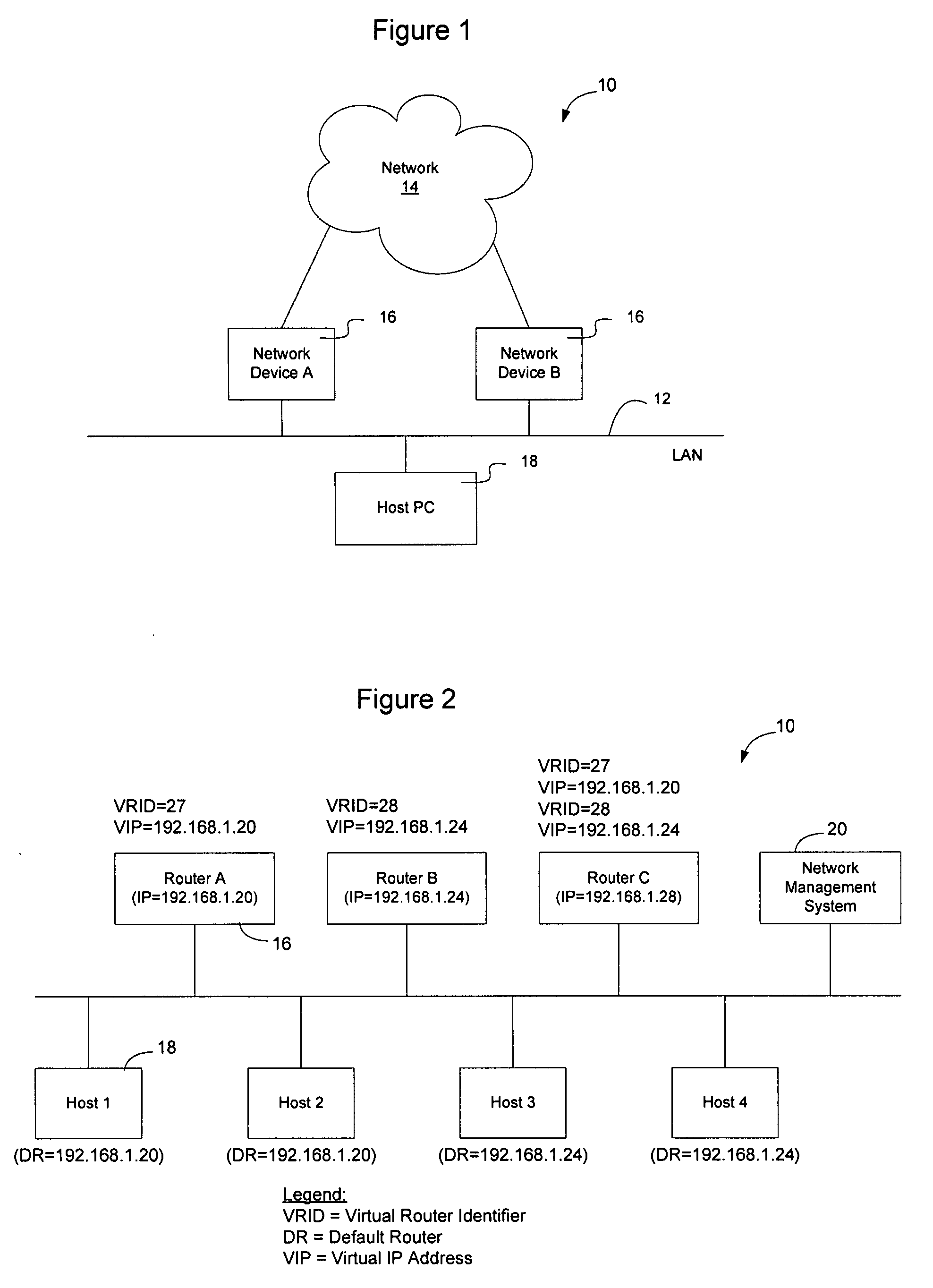 Method and apparatus for learning VRRP backup routers