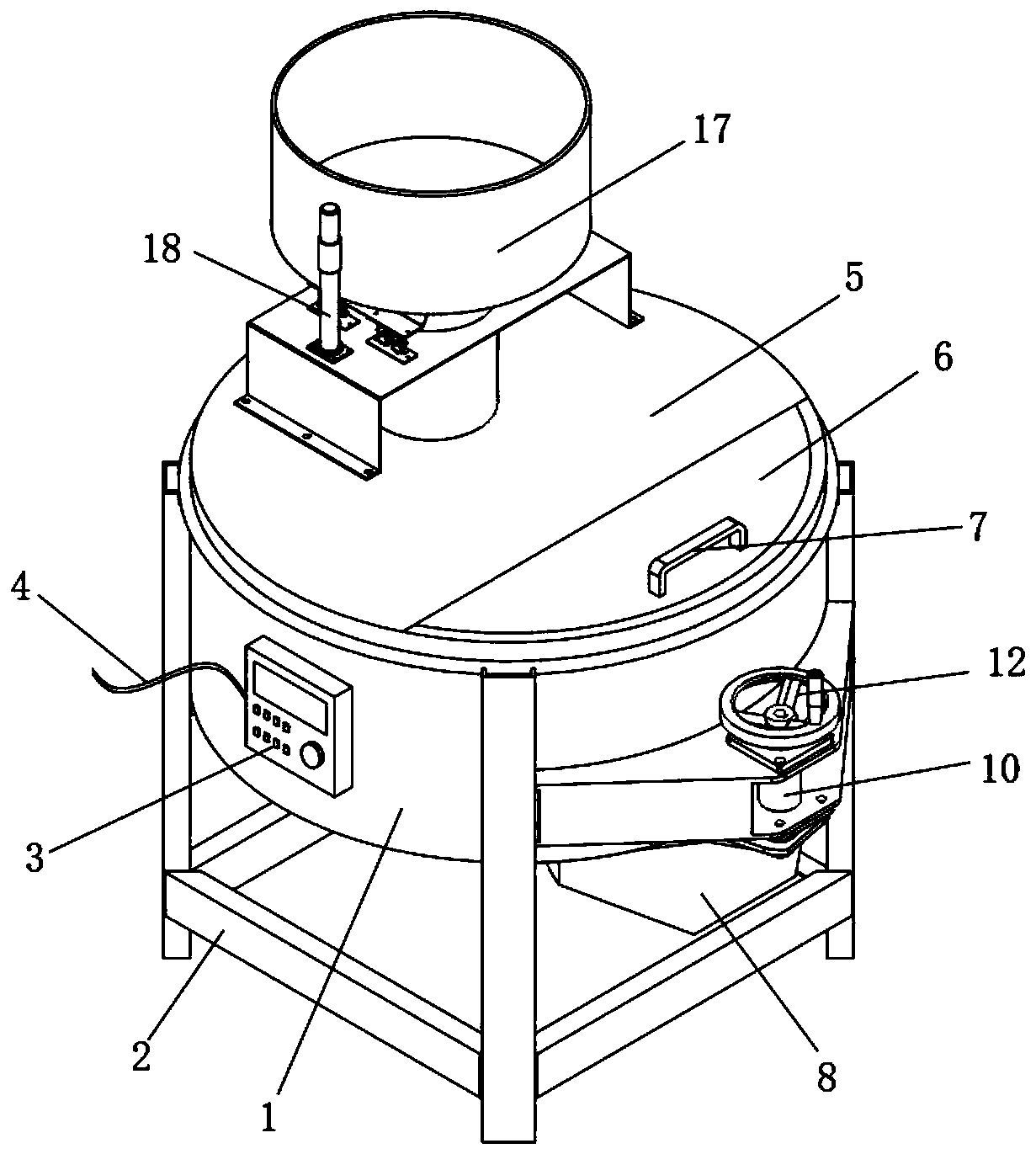 Efficient seed-pesticide mixing device for corn planter