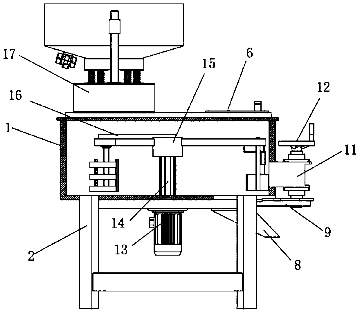 Efficient seed-pesticide mixing device for corn planter