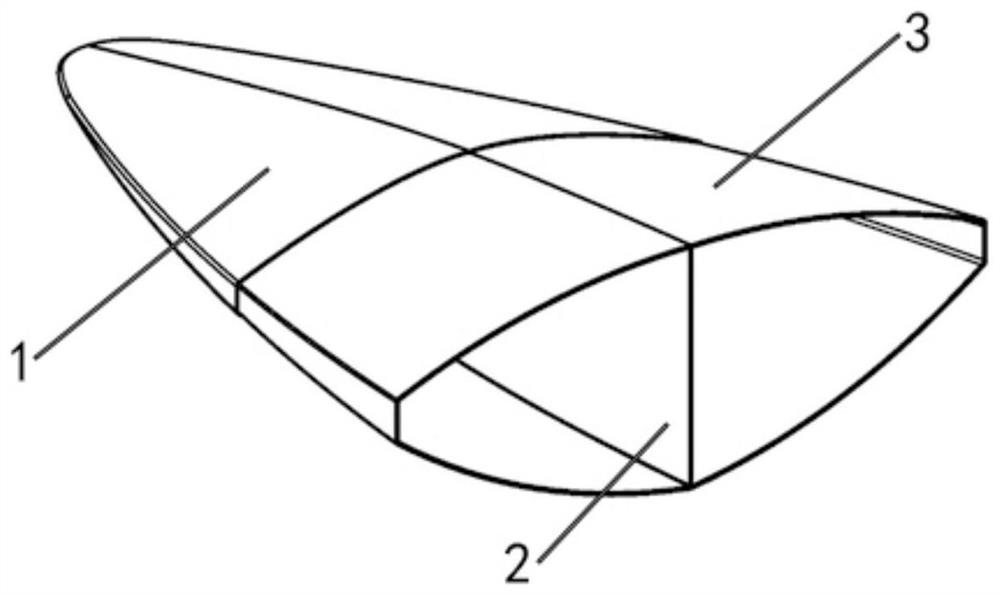 Preparation method of heat-proof and structure-integrated composite fairing